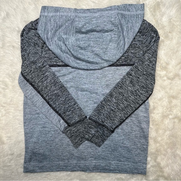 Tommy Bahama Long Sleeved Shirt Grey Hooded Size 6 - Picture 10 of 15